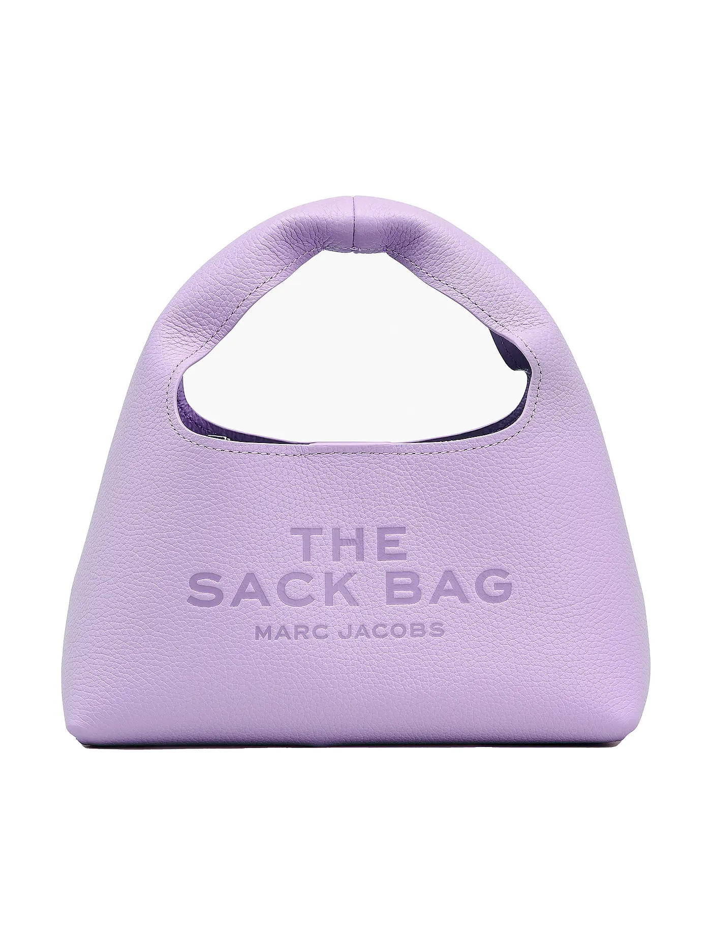 MARC JACOBS | Ledertasche - Henkeltasche THE MINI SACK | lila